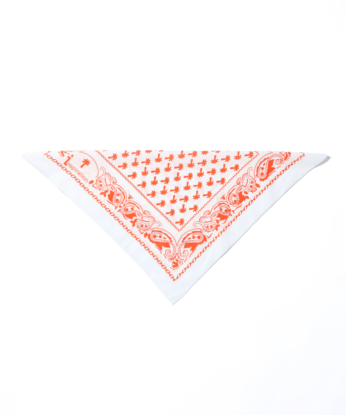 INSPIRATION 26 BANDANA WHITE/ORANGE