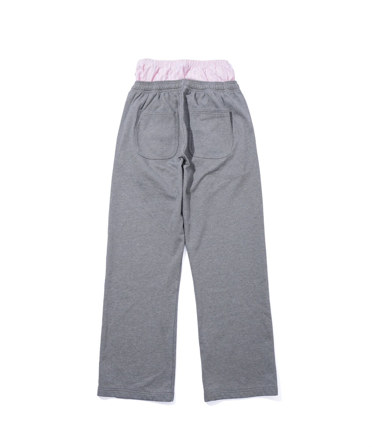 INSPIRATION PALM LAYERED SWEAT PANTS/GREY