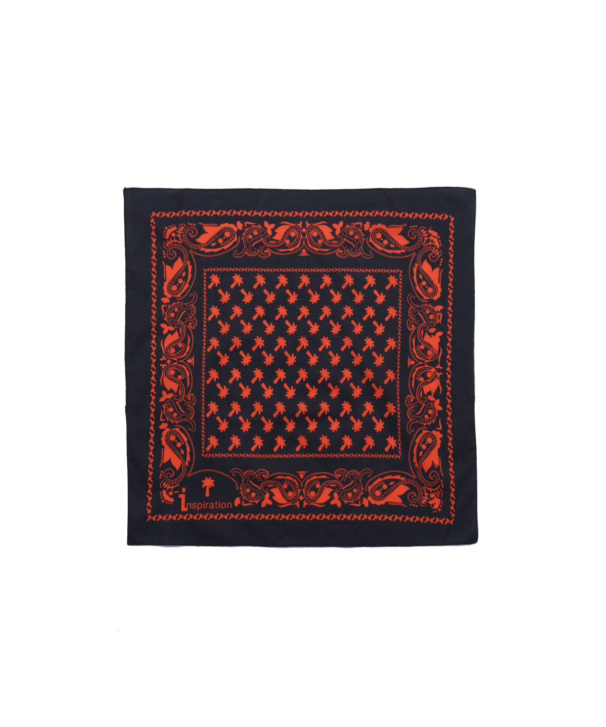 INSPIRATION 26 BANDANA BLACK/ORANGE