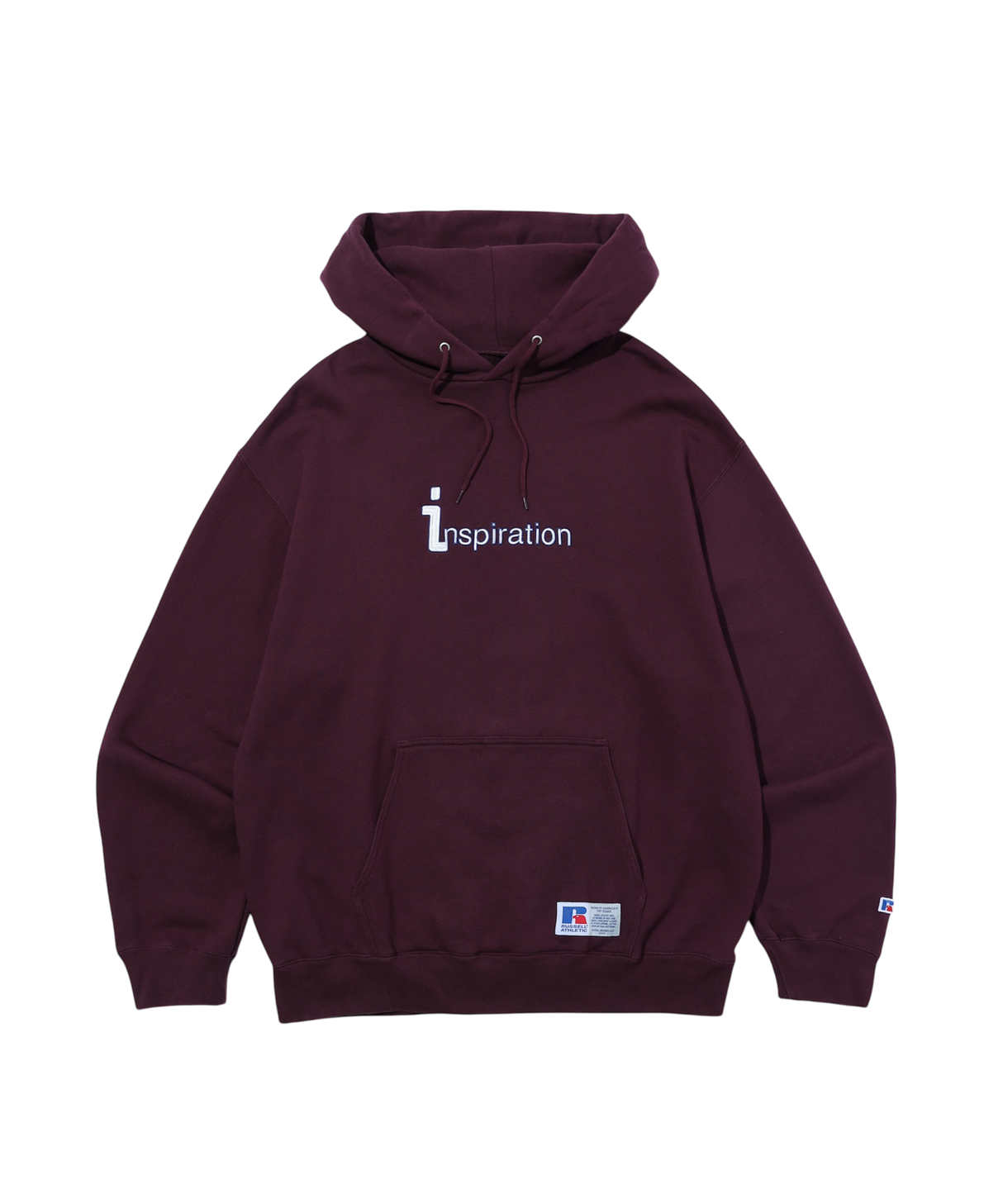 inspiration × RUSSELL PULLOVER HOODIE/BURGUNDY