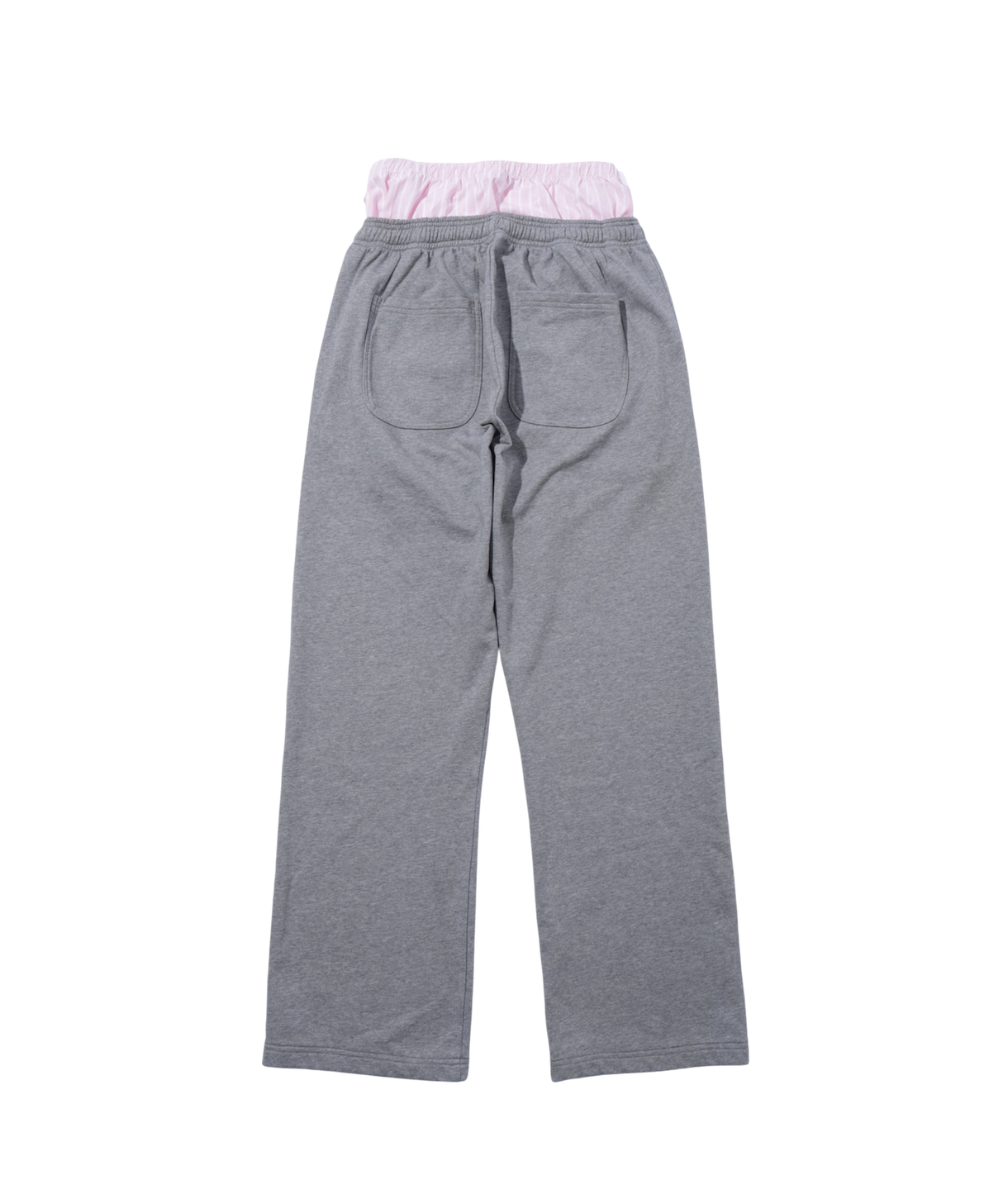 INSPIRATION PALM LAYERED SWEAT PANTS/GREY