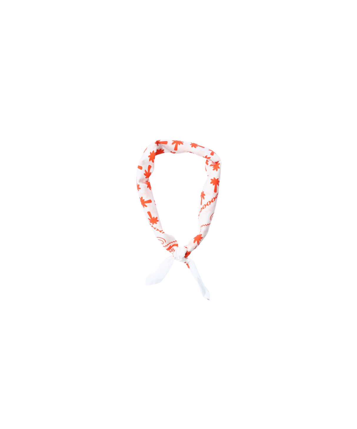 INSPIRATION 26 BANDANA WHITE/ORANGE