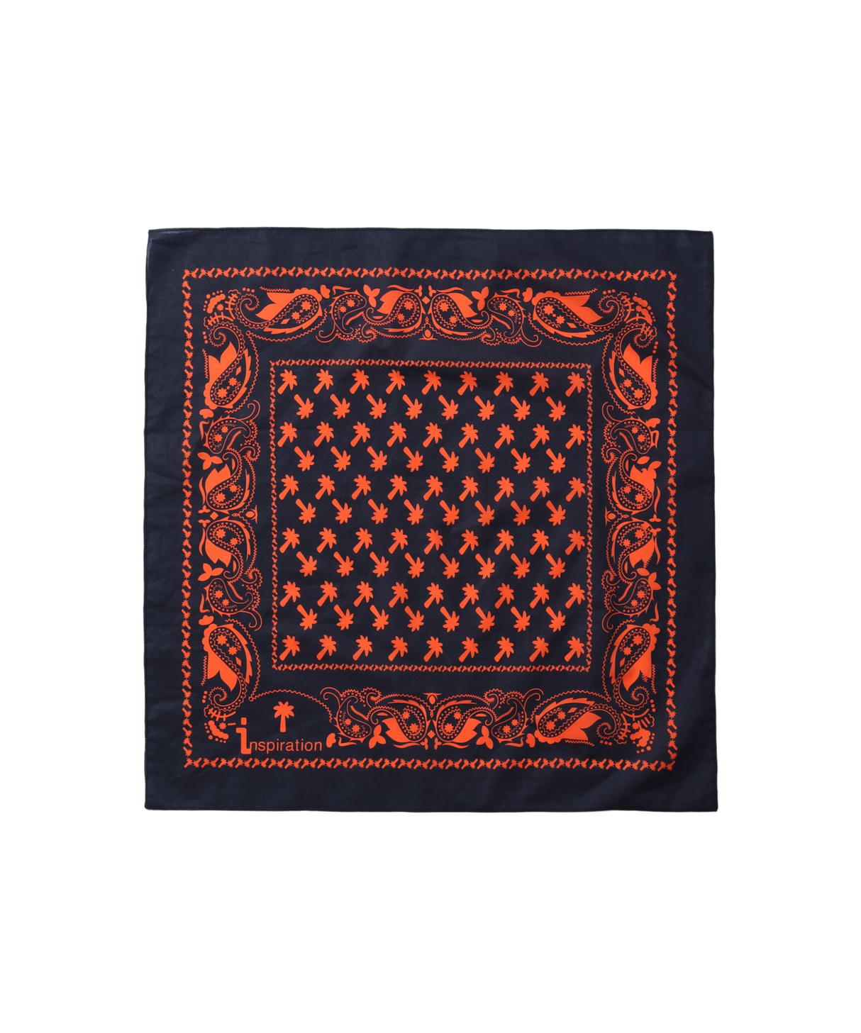 INSPIRATION 26 BANDANA BLACK/ORANGE