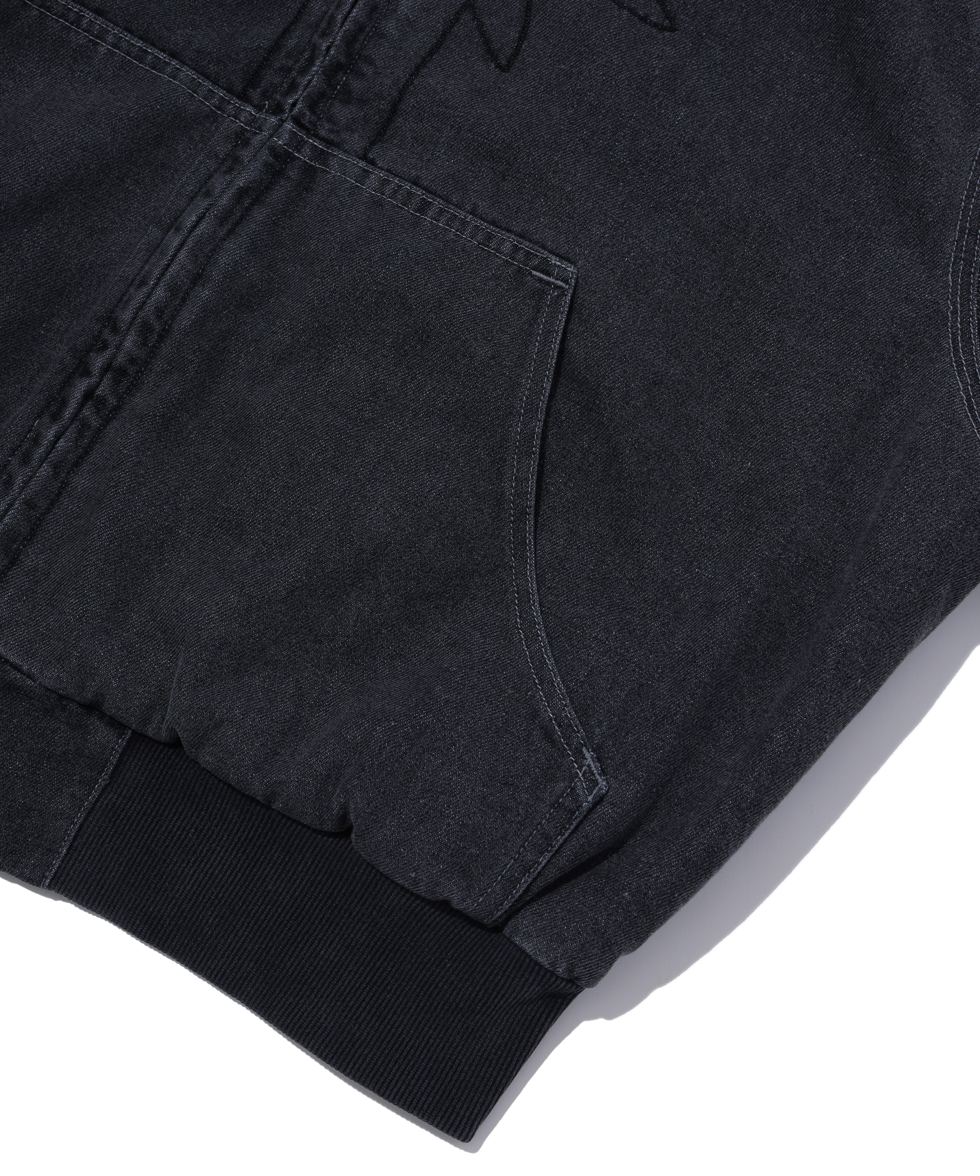 INSPIRATION BLACK DENIM ACTIVE JACKET – inspiration ONLINE STORE