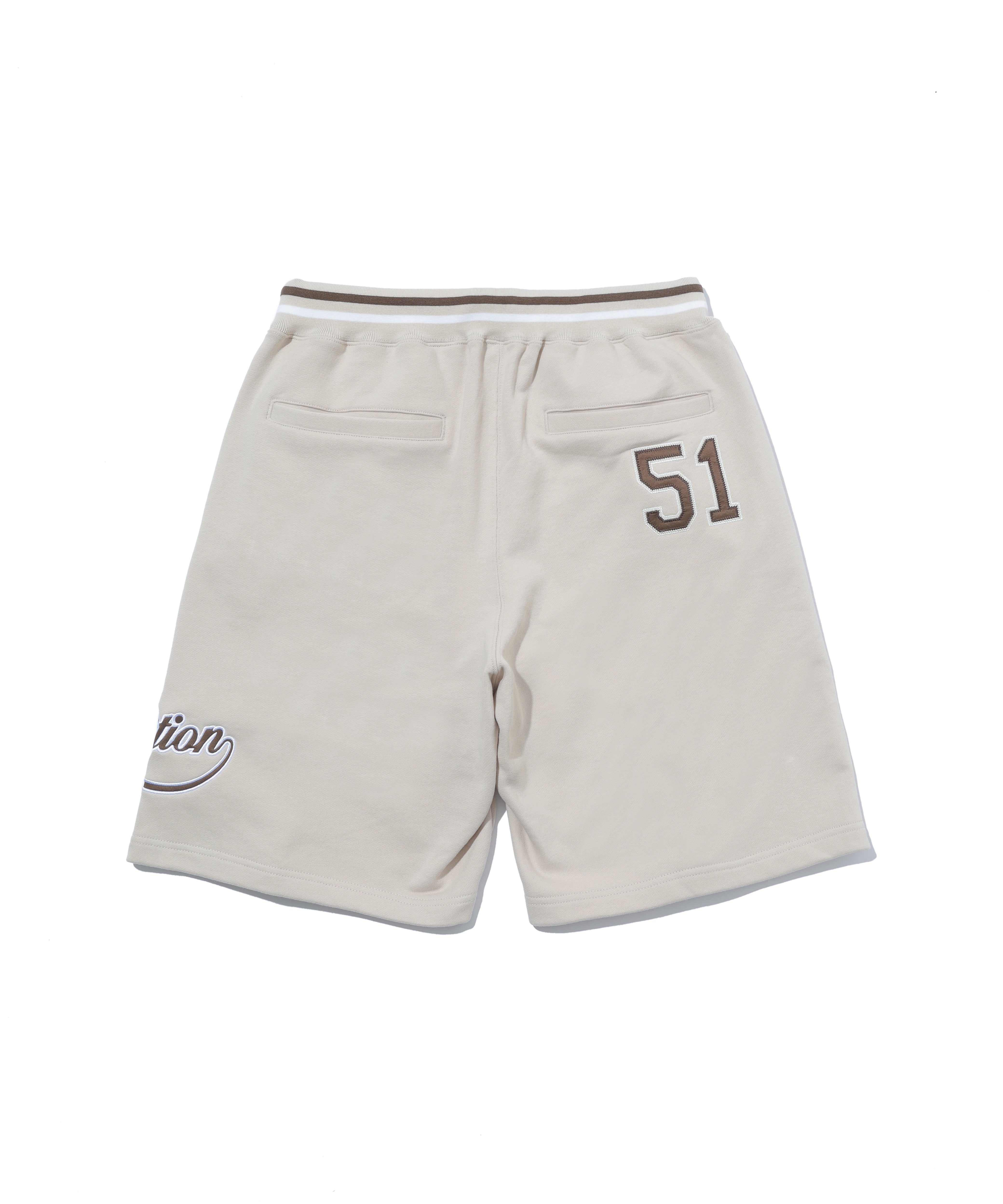 LEX inspiration GAME SWEAT SHORT PANTS★L inspiration GAME SWEAT SHORT PANTS/BEIGE – inspiration