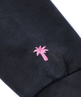 INSPIRATION PALM SWEAT ZIP HOODIE/BLACK