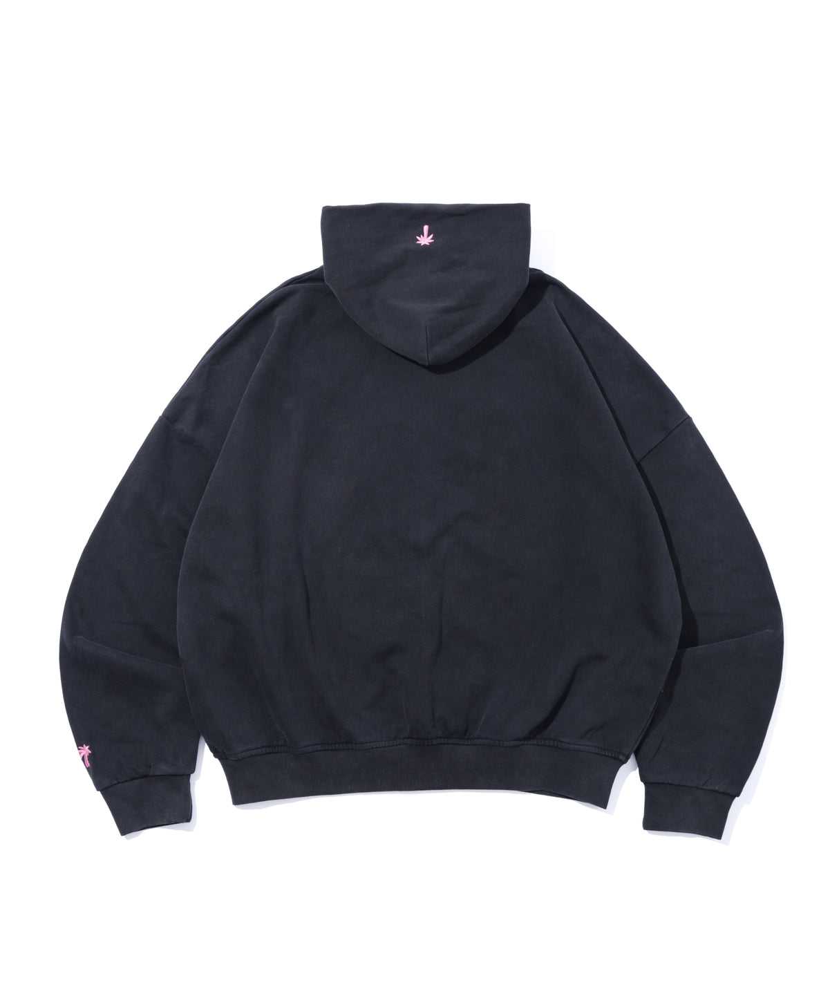 INSPIRATION PALM SWEAT ZIP HOODIE/BLACK