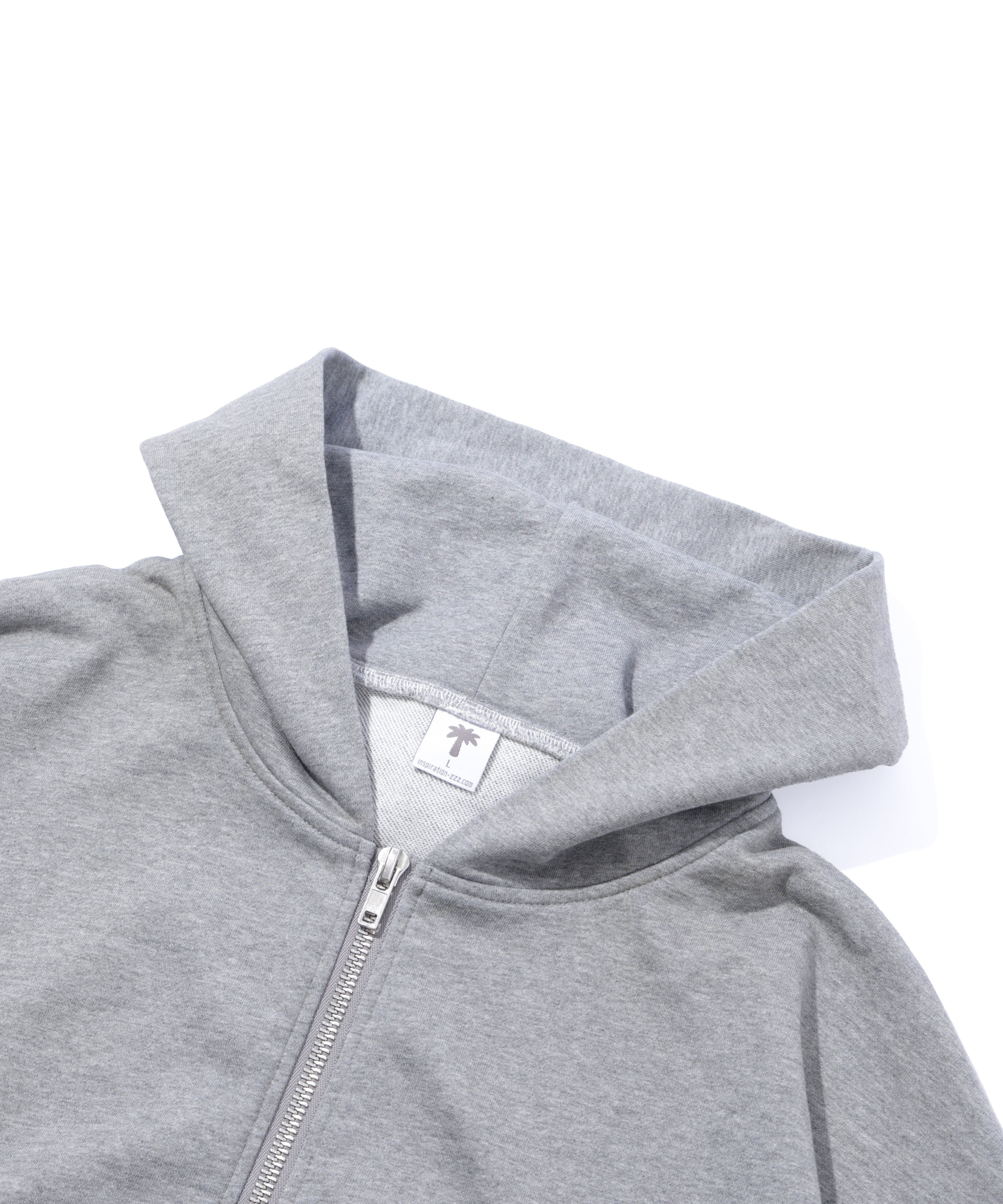 トップス LEX inspiration SWEAT ZIP HOODIE/GRAY INSPIRATION PALM SWEAT ZIP HOODIE/GREY – inspiration ONLINE STORE