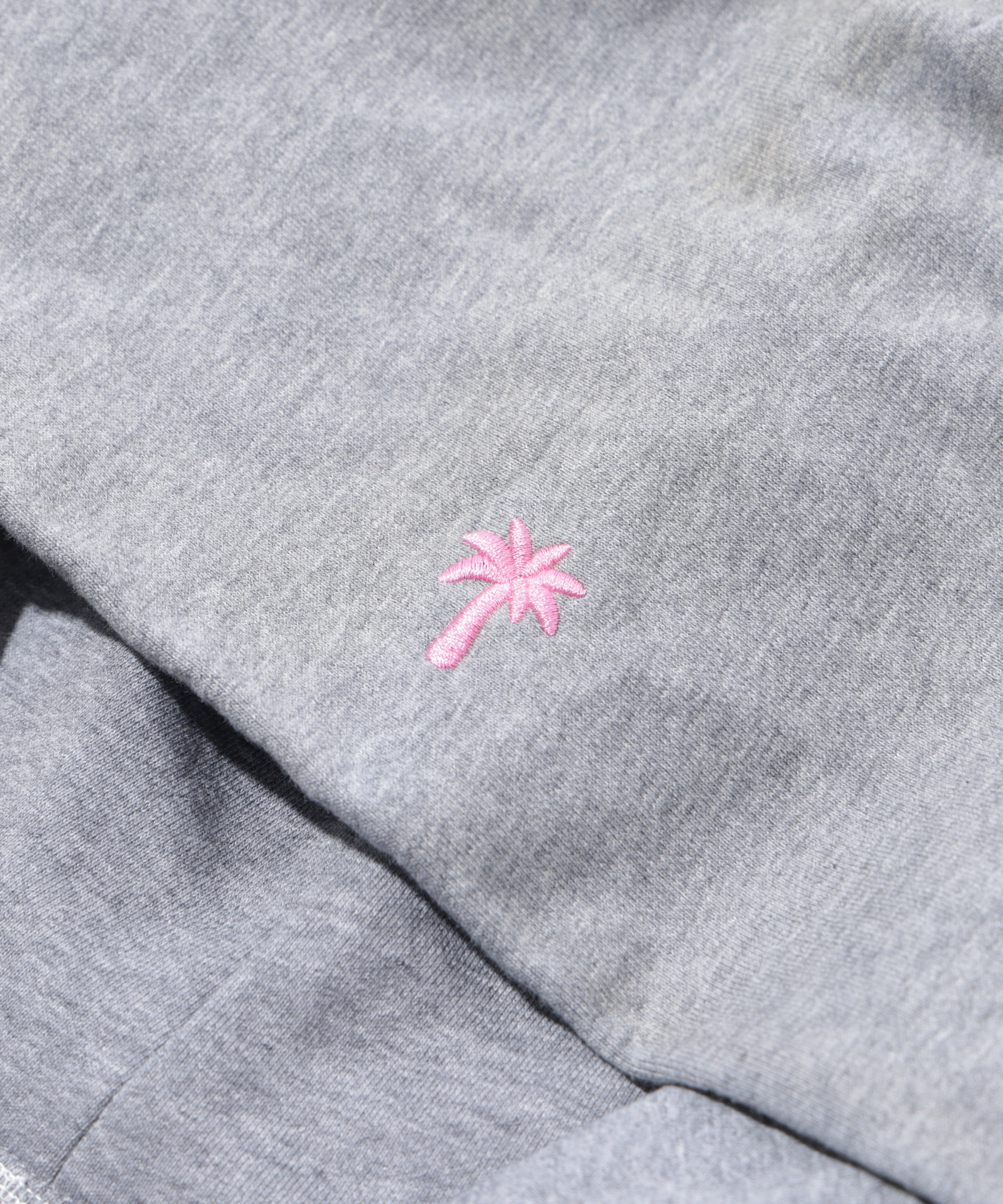 INSPIRATION PALM SWEAT ZIP HOODIE/GREY – inspiration ONLINE STORE