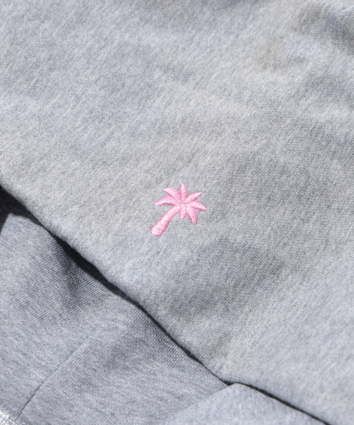 INSPIRATION PALM SWEAT ZIP HOODIE/GREY