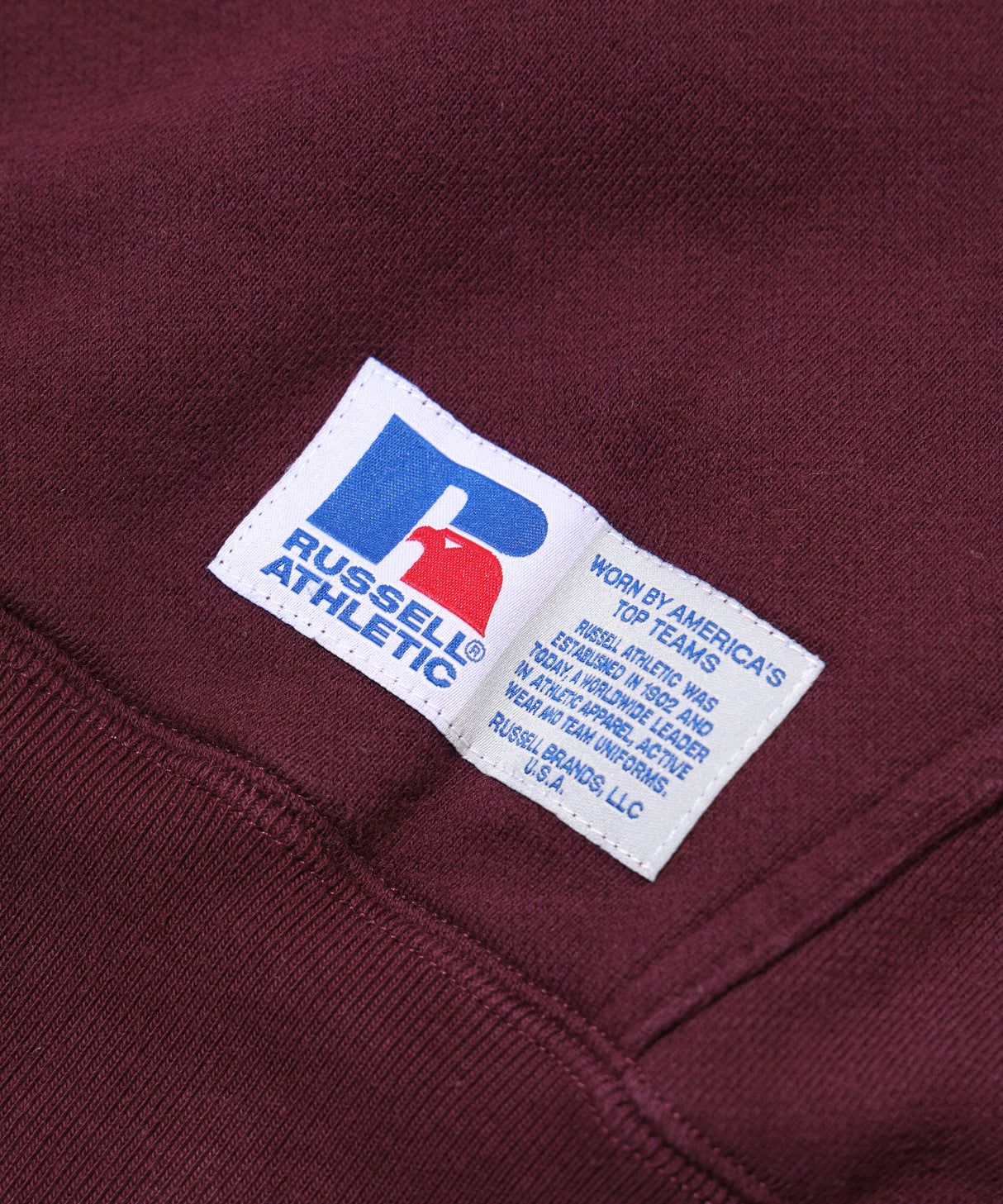 inspiration × RUSSELL PULLOVER HOODIE/BURGUNDY