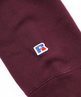 inspiration × RUSSELL PULLOVER HOODIE/BURGUNDY