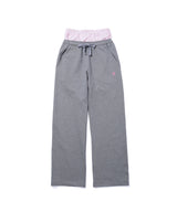 INSPIRATION PALM LAYERED SWEAT PANTS/GREY
