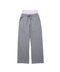 INSPIRATION PALM LAYERED SWEAT PANTS/GREY