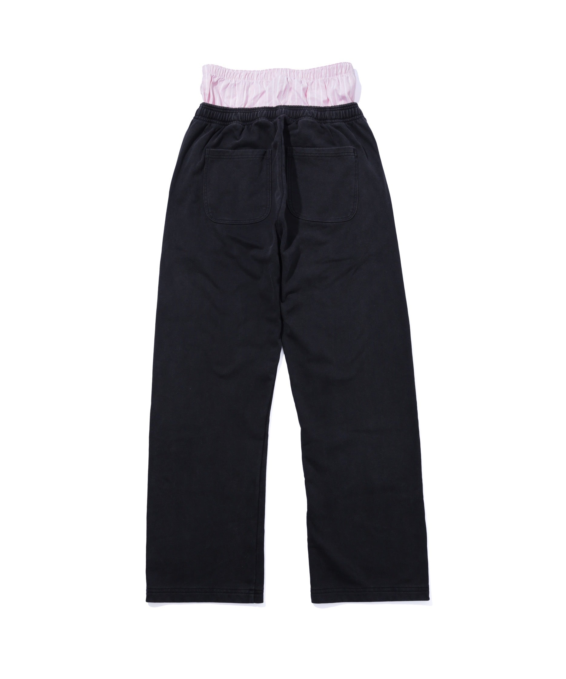 INSPIRATION PALM LAYERED SWEAT PANTS/BLACK – inspiration ONLINE STORE