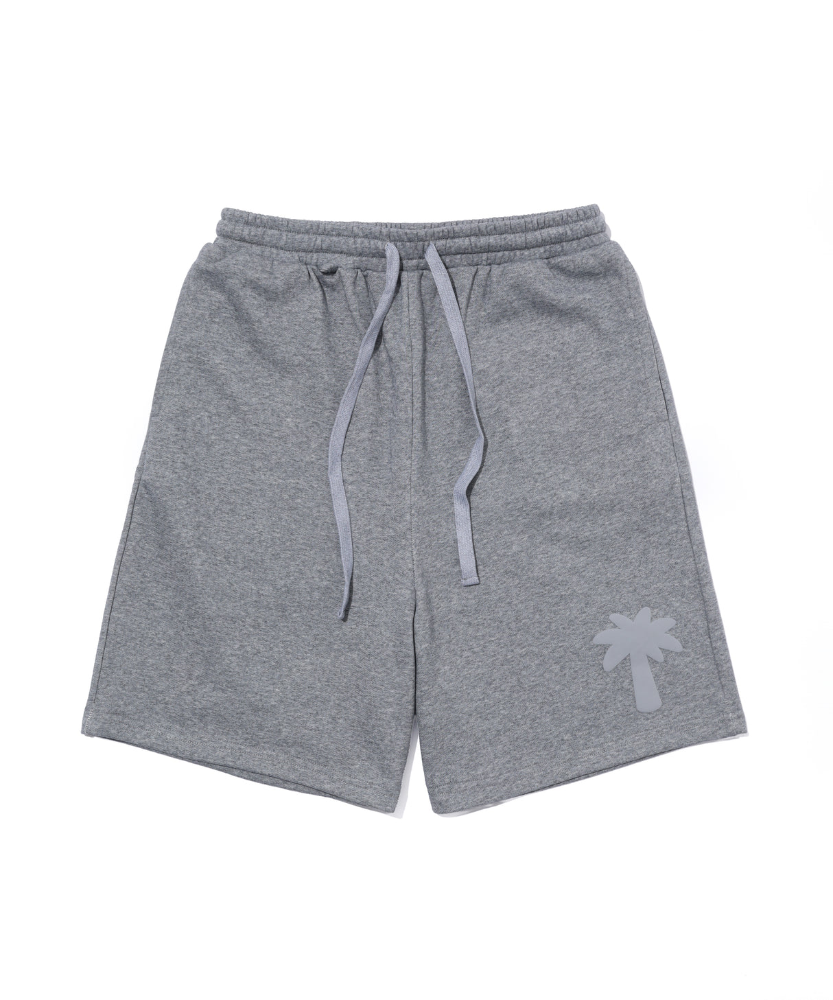 INSPIRATION PALM TREE SWEAT SHORTS/GREY