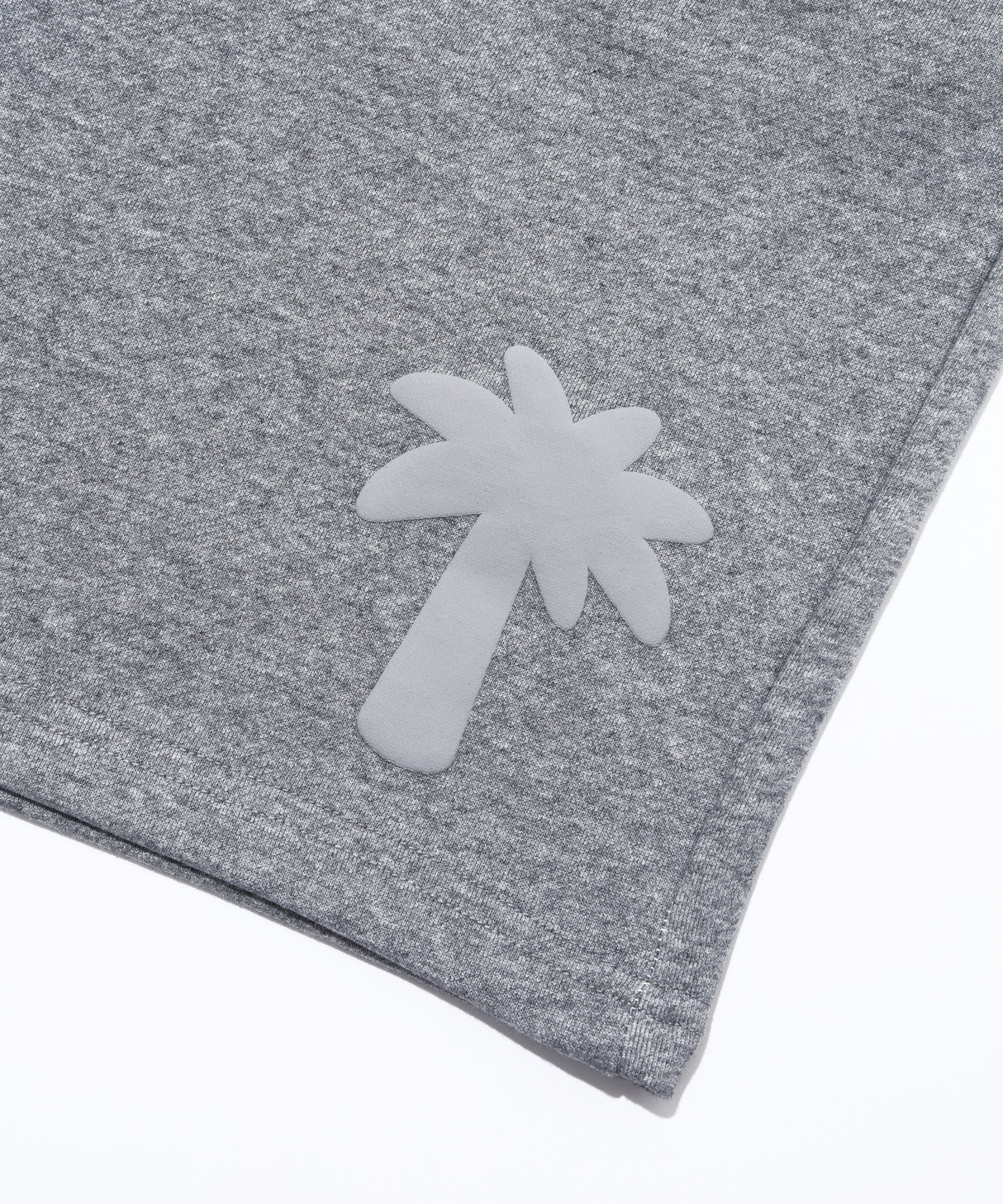 INSPIRATION PALM TREE SWEAT SHORTS/GREY