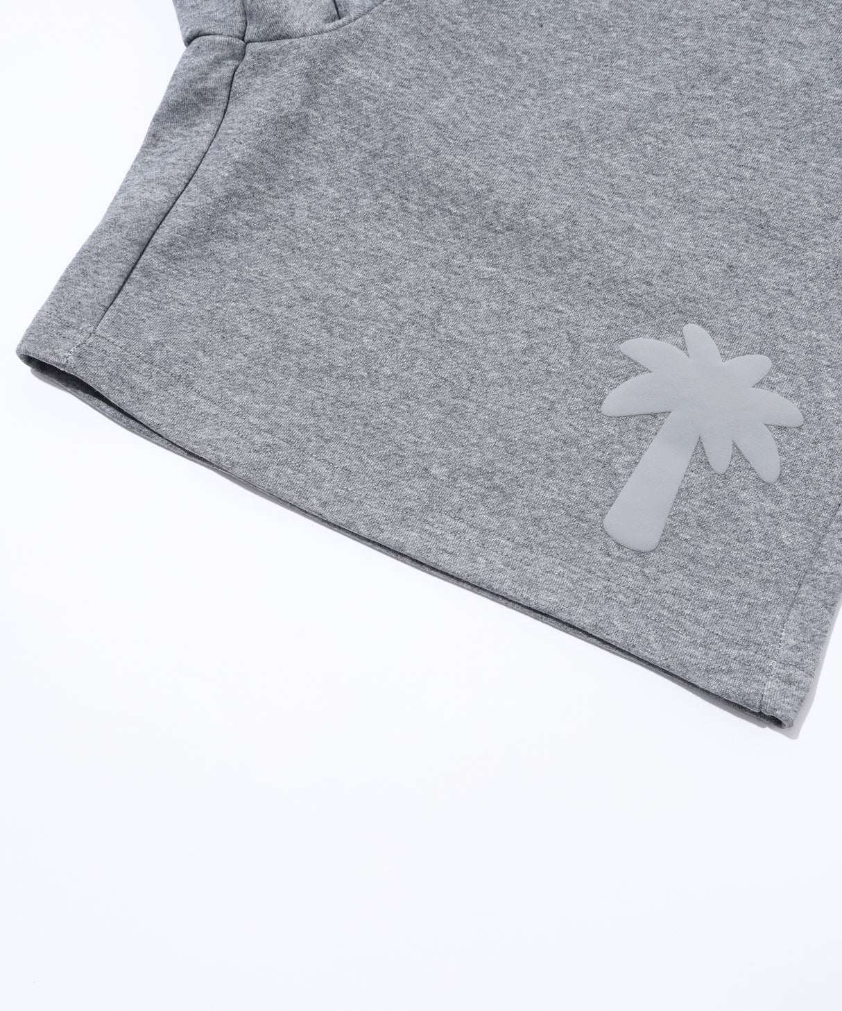 INSPIRATION PALM TREE SWEAT SHORTS/GREY