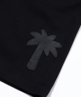 INSPIRATION PALM TREE SWEAT SHORTS/BLACK