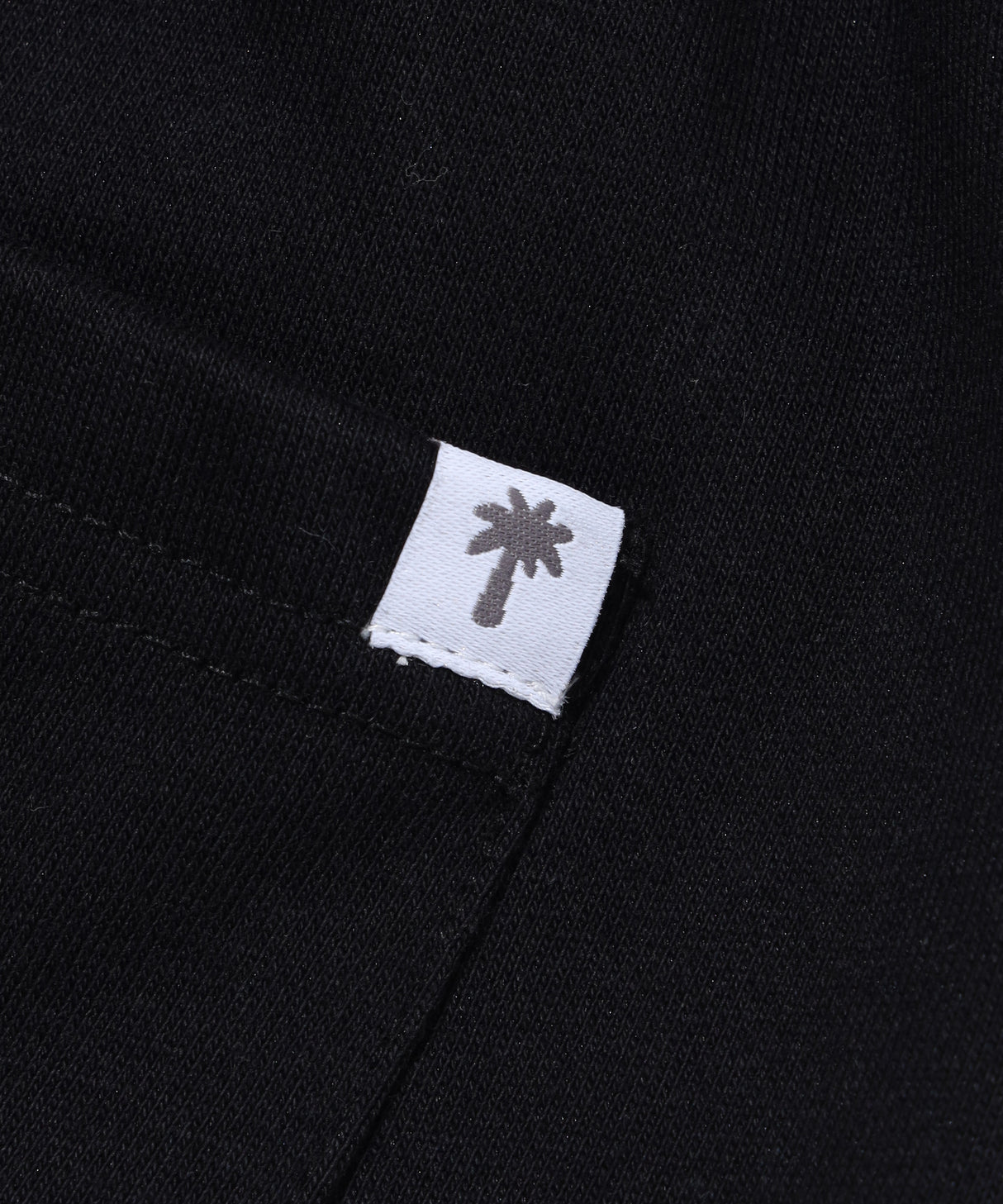 INSPIRATION PALM TREE SWEAT SHORTS/BLACK