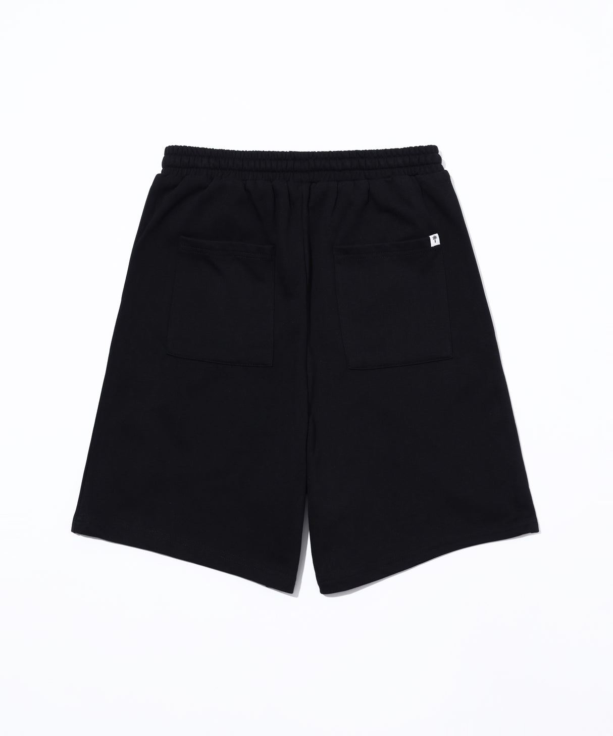 INSPIRATION PALM TREE SWEAT SHORTS/BLACK
