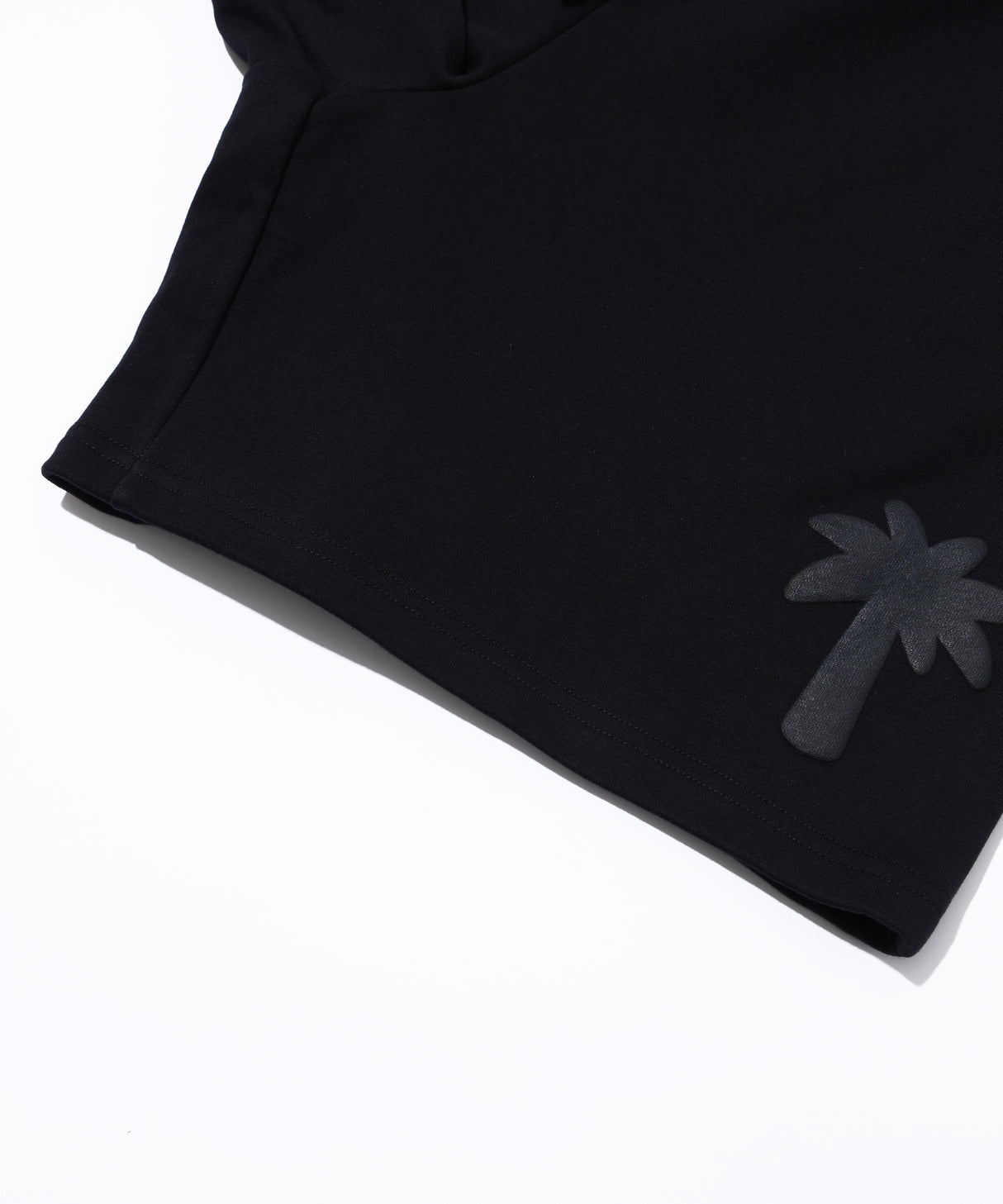 INSPIRATION PALM TREE SWEAT SHORTS/BLACK