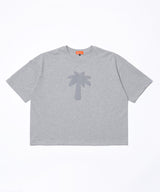 INSPIRATION PALM TREE TEE/GREY