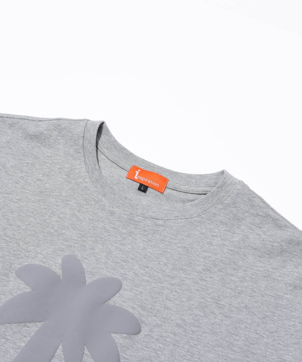 INSPIRATION PALM TREE TEE/GREY