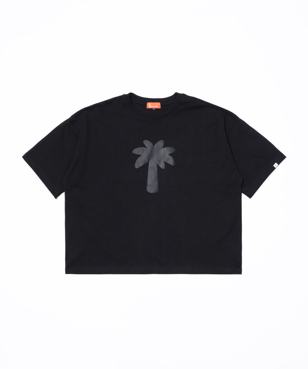 INSPIRATION PALM TREE TEE/BLACK