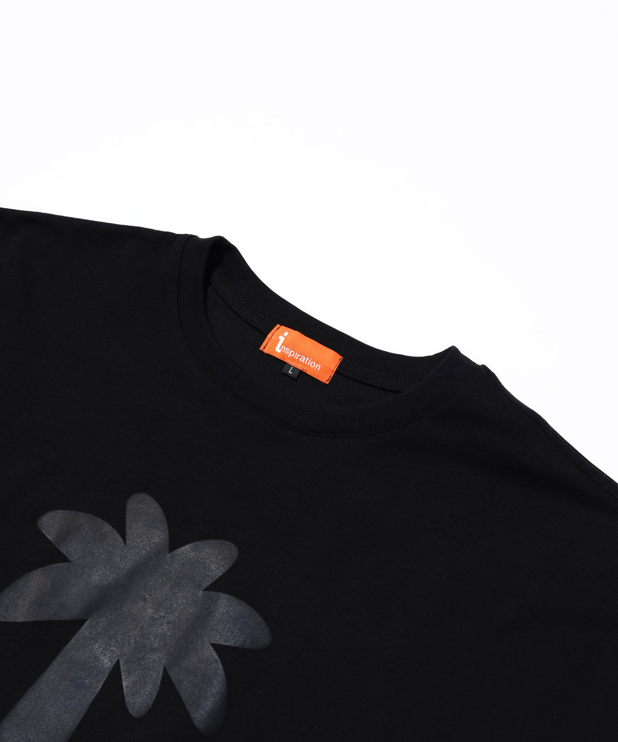 INSPIRATION PALM TREE TEE/BLACK
