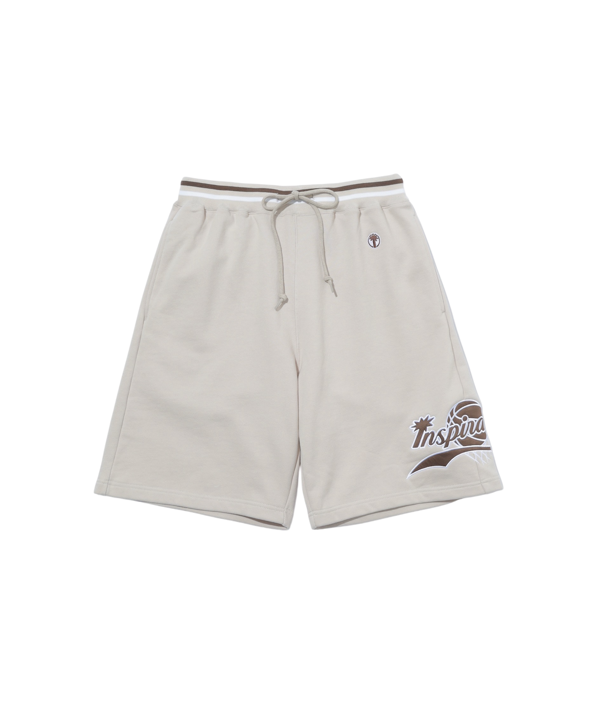 inspiration GAME SWEAT SHORT PANTS/BEIGE