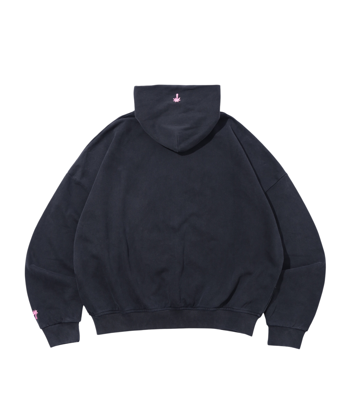 INSPIRATION PALM SWEAT ZIP HOODIE/BLACK