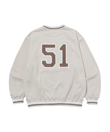 inspiration GAME CREWNECK SWEAT/BEIGE
