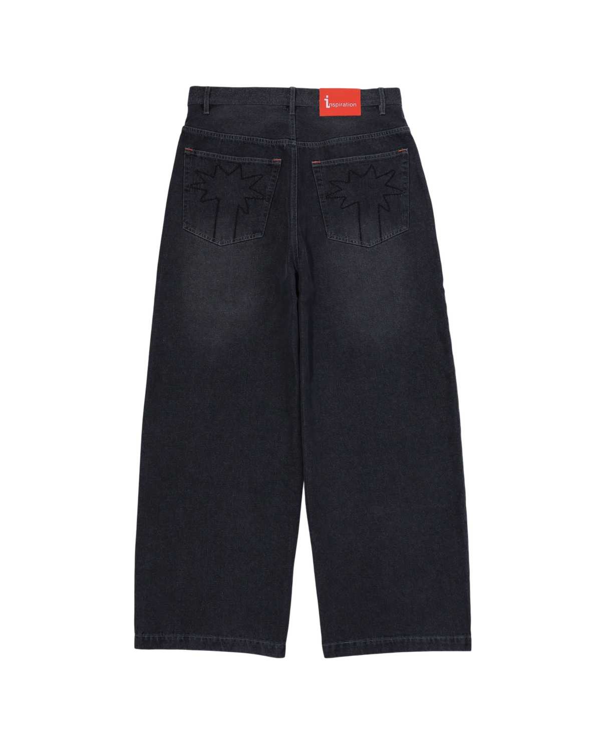 INSPIRATION WIDE BLACK DENIM PANT