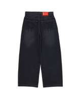 INSPIRATION WIDE BLACK DENIM PANT